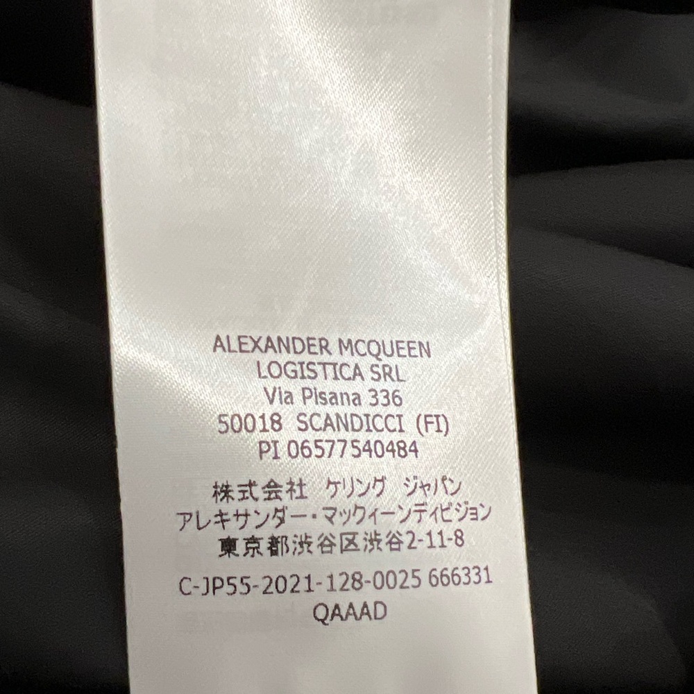 Alexander McQueen Elbow Puffy-Sleeve Trapeze Dress - Picture 10 of 12